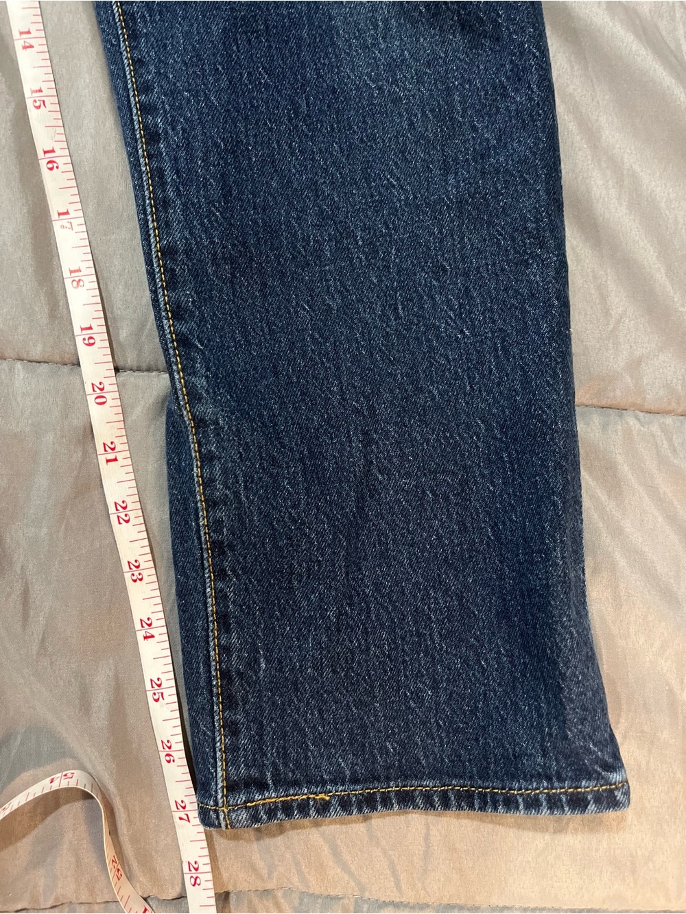 Levi's Classic Straight Leg Jeans in Deep Blue Denim - Picture 4 of 5